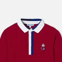 T-Shirt, Polo Et Sous-Pull-Jacadi Polo manches longues enfant garçon - POURPRE