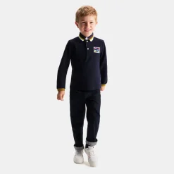 T-Shirt, Polo Et Sous-Pull-Jacadi Polo manches longues enfant garçon - marine MARINE JACADI