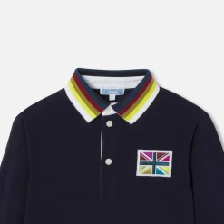 T-Shirt, Polo Et Sous-Pull-Jacadi Polo manches longues enfant garçon - marine MARINE JACADI