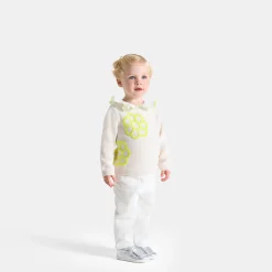 Pull, Sweat Et Cardigan-Jacadi Pull bébé fille à fleurs rebrodées - blanc doux BLANC DOUX JACADI