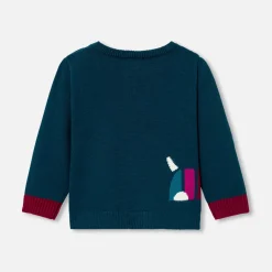 Pull, Sweat Et Cardigan-Jacadi Pull bébé garçon en tricot - ENCRE