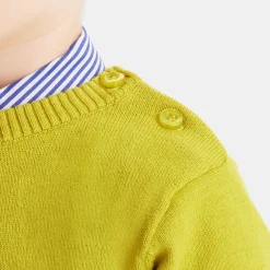 Pull, Sweat Et Cardigan-Jacadi Pull bébé garçon Intarsia fantaisie - CUMIN