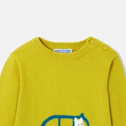 Pull, Sweat Et Cardigan-Jacadi Pull bébé garçon Intarsia fantaisie - CUMIN