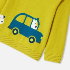 Pull, Sweat Et Cardigan-Jacadi Pull bébé garçon Intarsia fantaisie - CUMIN