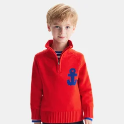 Pull, Sweat Et Cardigan-Jacadi Pull camionneur enfant garçon - ROUGE VIF
