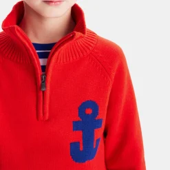 Pull, Sweat Et Cardigan-Jacadi Pull camionneur enfant garçon - ROUGE VIF