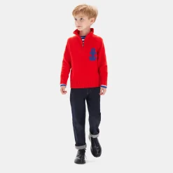 Pull, Sweat Et Cardigan-Jacadi Pull camionneur enfant garçon - ROUGE VIF