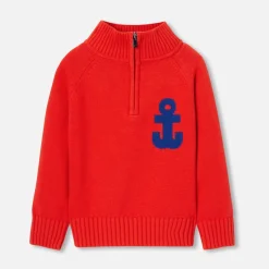 Pull, Sweat Et Cardigan-Jacadi Pull camionneur enfant garçon - ROUGE VIF