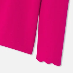 Pull, Sweat Et Cardigan-Jacadi Pull col roulé enfant fille - FRAMBOISE