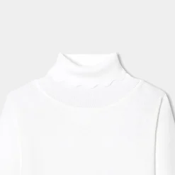 Pull, Sweat Et Cardigan-Jacadi Pull col roulé enfant fille - blanc doux BLANC DOUX JACADI