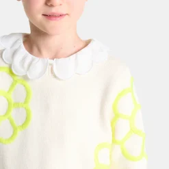 Pull, Sweat Et Cardigan-Jacadi Pull court enfant fille - blanc doux BLANC DOUX JACADI