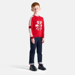 Pull, Sweat Et Cardigan-Jacadi Pull de Noël enfant garçon - ROUGE BRIQUE