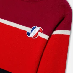 Pull, Sweat Et Cardigan-Jacadi Pull enfant garçon color block - MARINE/ROUGE