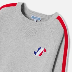 Pull, Sweat Et Cardigan-Jacadi Pull enfant garçon en coton - gris chine clair GRIS CHINE CLAIR JACADI