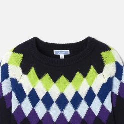 Pull, Sweat Et Cardigan-Jacadi Pull enfant garçon en laine responsable - marine MARINE JACADI