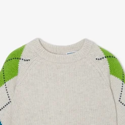 Pull, Sweat Et Cardigan-Jacadi Pull jacquard bébé garçon - BEIGE CHINE