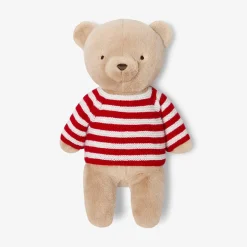 Doudou, Peluche|Eveil, Doudou Et Peluche-Jacadi Pull Love Maille pour notre ourson Martin Collection Solidaire - BLANC/ROUGE