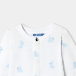 Pyjama|Pyjama-Jacadi Pyjama bébé en molleton motif lapin - lore BLANC/MULTICO