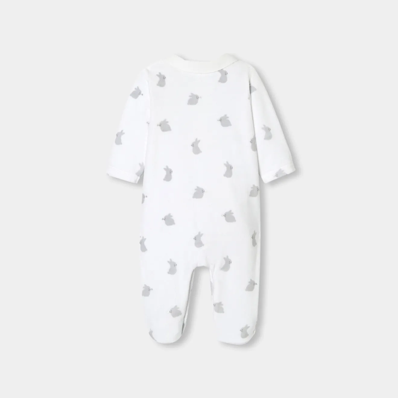 Pyjama|Pyjama-Jacadi Pyjama bébé en velours - lore BLANC/MULTICO