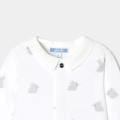 Pyjama|Pyjama-Jacadi Pyjama bébé en velours - lore BLANC/MULTICO