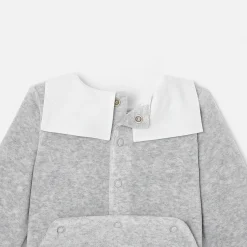 Pyjama|Pyjama-Jacadi Pyjama bébé en velours - gris chine clair GRIS CHINE CLAIR JACADI