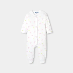 Pyjama|Pyjama-Jacadi Pyjama bébé fille en interlock - lore BLANC/MULTICO