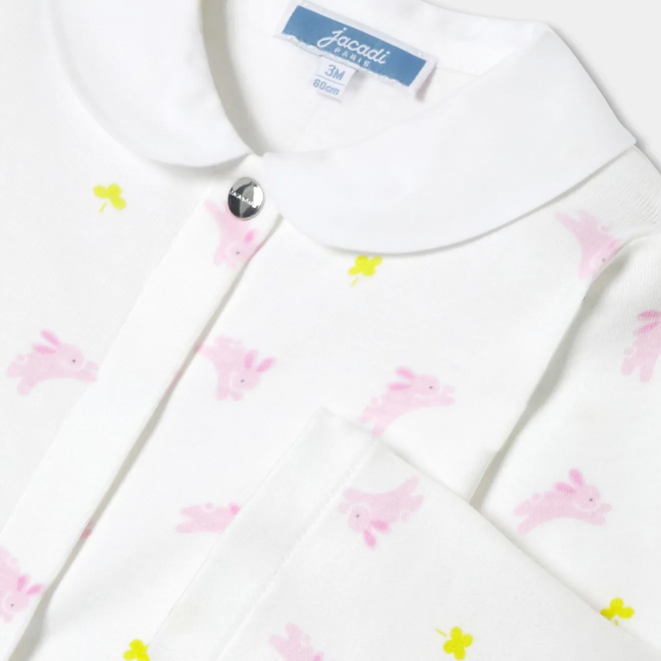 Pyjama|Pyjama-Jacadi Pyjama bébé fille en interlock - lore BLANC/MULTICO