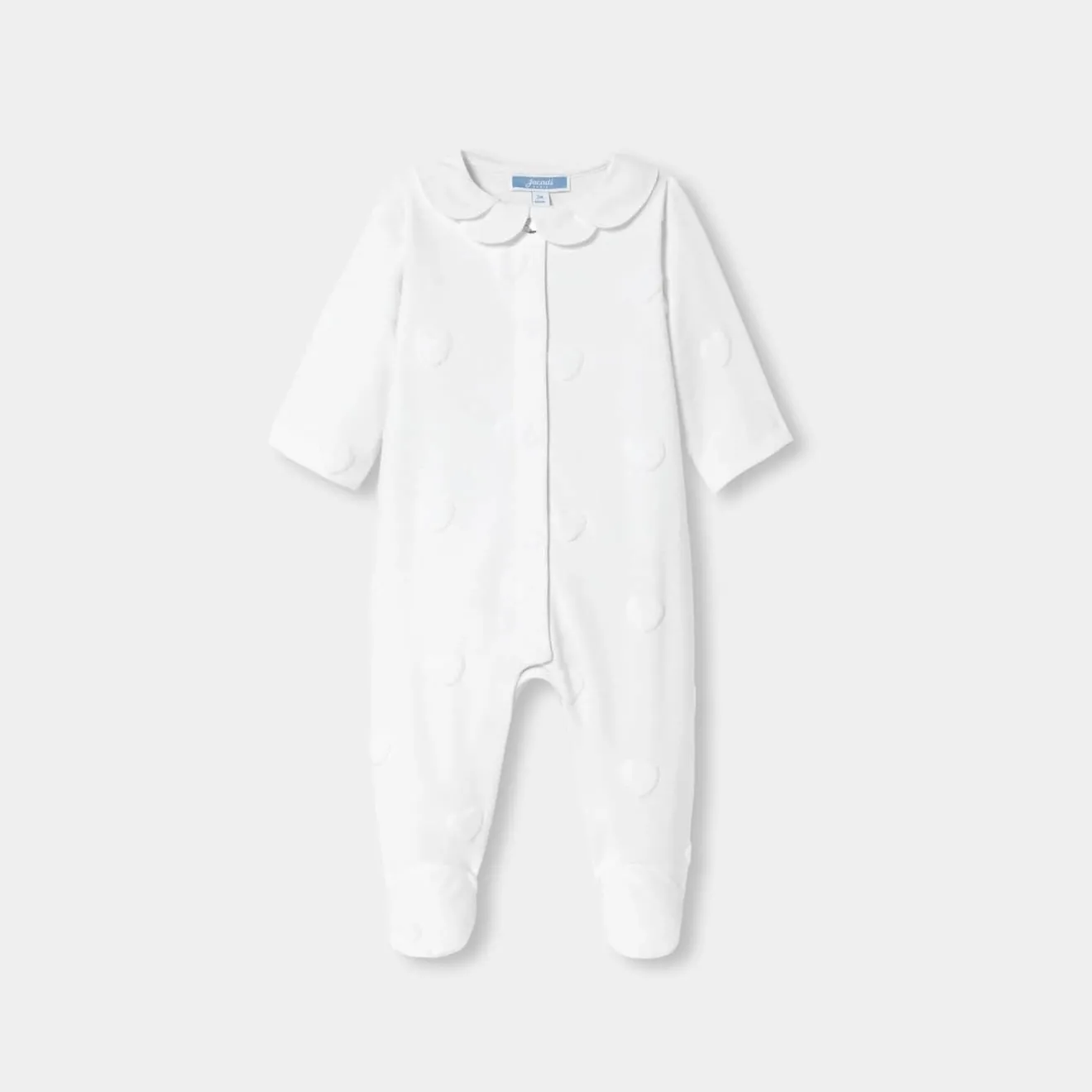 Pyjama|Pyjama-Jacadi Pyjama bébé fille en jersey motif nuage - blanc BLANC JACADI