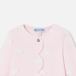 Pyjama|Pyjama-Jacadi Pyjama bébé fille en molleton - lore ROSE/MULTICO