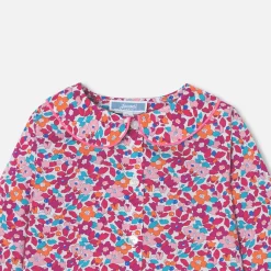 Pyjama|Pyjama-Jacadi Pyjama bébé fille en Tissu Liberty - lore ROSE/MULTICO