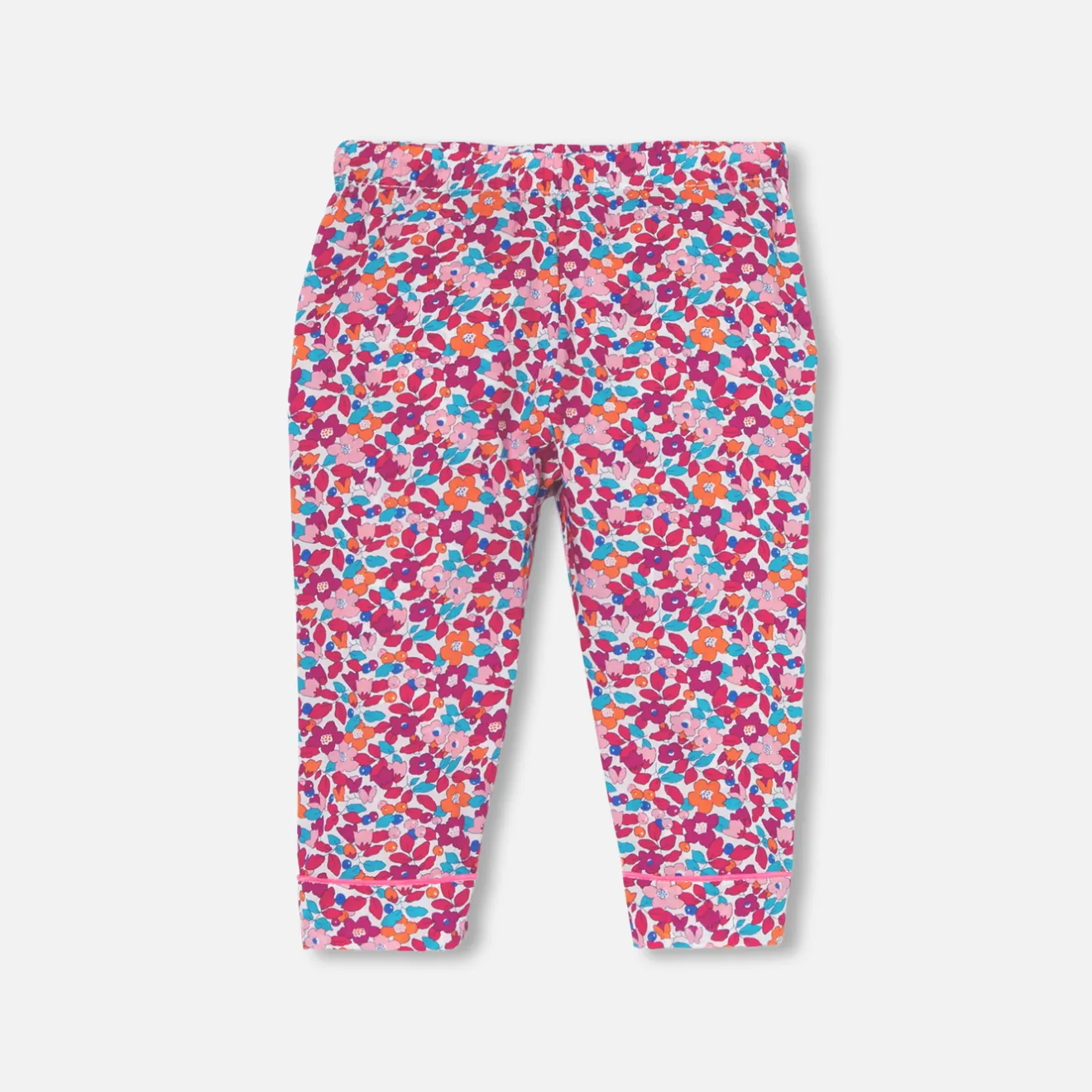 Pyjama|Pyjama-Jacadi Pyjama bébé fille en Tissu Liberty - lore ROSE/MULTICO