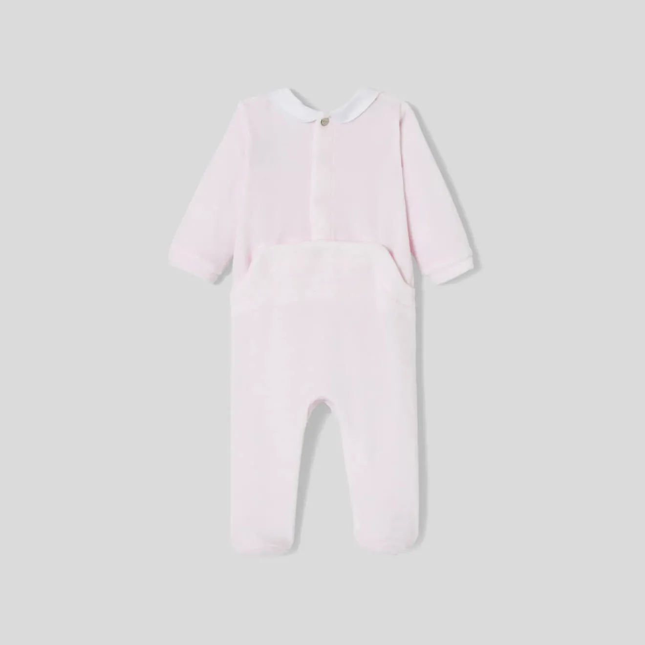 Pyjama|Pyjama-Jacadi Pyjama bébé fille en velours bouclette - rose pale ROSE PALE JACADI