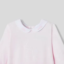 Pyjama|Pyjama-Jacadi Pyjama bébé fille en velours bouclette - rose pale ROSE PALE JACADI