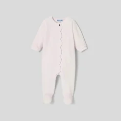 Pyjama|Pyjama-Jacadi Pyjama bébé fille en velours bouclette - rose pale ROSE PALE JACADI