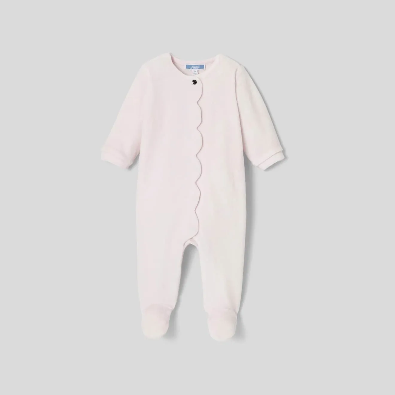 Pyjama|Pyjama-Jacadi Pyjama bébé fille en velours bouclette - rose pale ROSE PALE JACADI