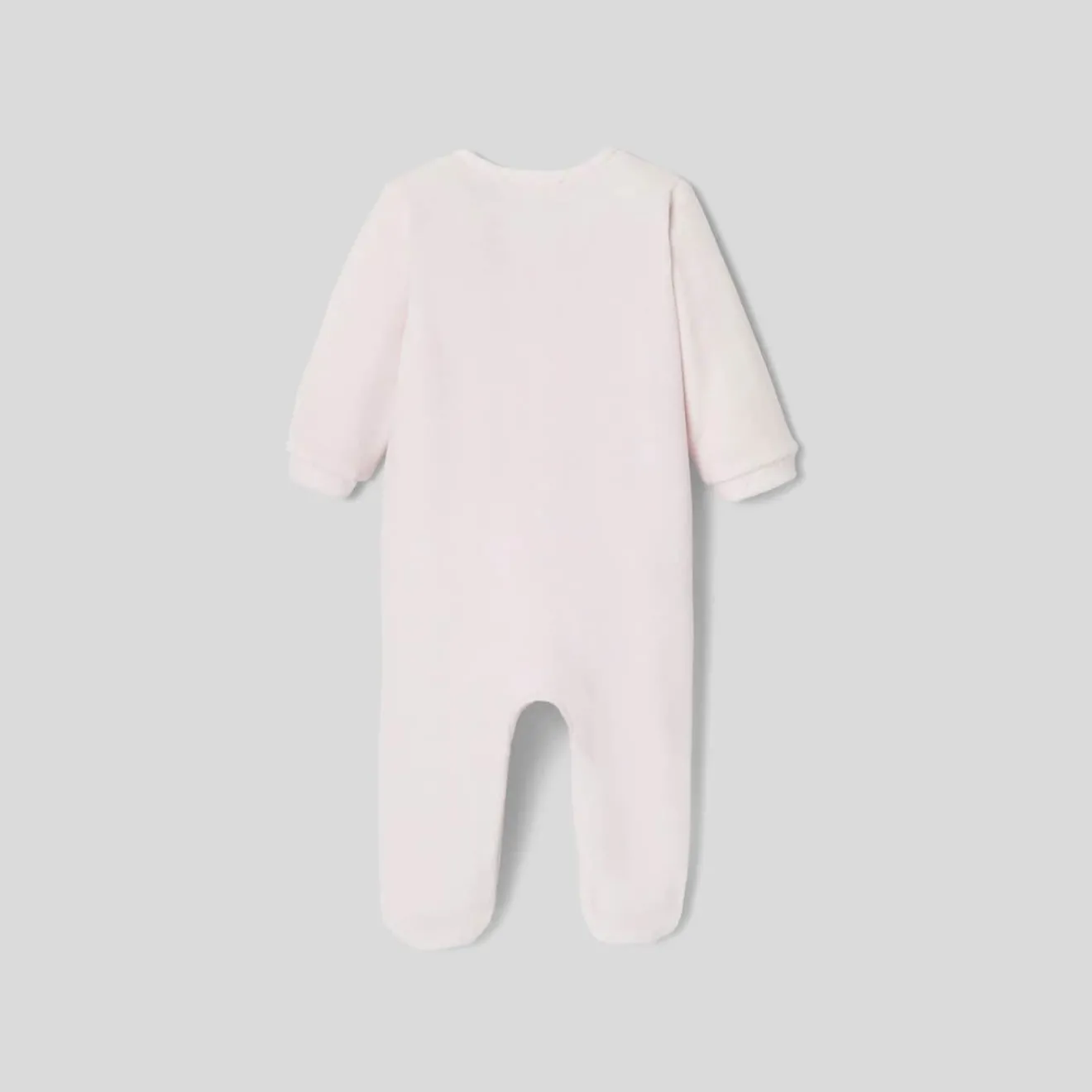 Pyjama|Pyjama-Jacadi Pyjama bébé fille en velours bouclette - rose pale ROSE PALE JACADI