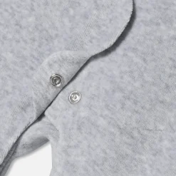 Pyjama|Pyjama-Jacadi Pyjama bébé fille en velours bouclette - gris chine clair GRIS CHINE CLAIR JACADI