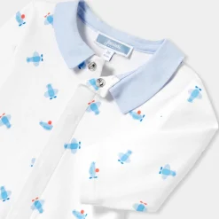 Pyjama|Pyjama-Jacadi Pyjama bébé garçon en interlock - lore BLANC/MULTICO