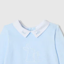 Pyjama|Pyjama-Jacadi Pyjama bébé garçon en velours - celeste CELESTE JACADI