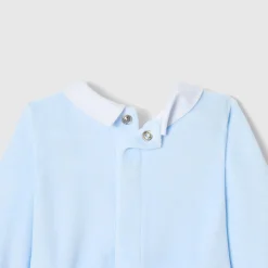 Pyjama|Pyjama-Jacadi Pyjama bébé garçon en velours - celeste CELESTE JACADI