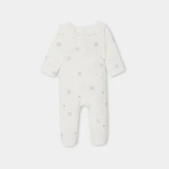 Pyjama|Pyjama-Jacadi Pyjama de Noël bébé fille en velours - blanc doux BLANC DOUX JACADI