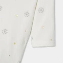 Pyjama|Pyjama-Jacadi Pyjama de Noël bébé fille en velours - blanc doux BLANC DOUX JACADI