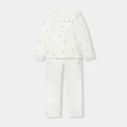 Pyjama Et Nuit-Jacadi Pyjama de Noël enfant fille - blanc doux BLANC DOUX JACADI