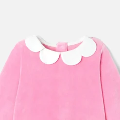 Pyjama|Pyjama-Jacadi Pyjama en velours bébé fille - ROSE THE