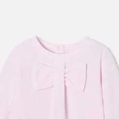 Pyjama Et Nuit-Jacadi Pyjama en velours enfant fille ROSE POUDRE JACADI