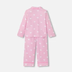 Pyjama Et Nuit-Jacadi Pyjama enfant fille en flanelle - ROSE