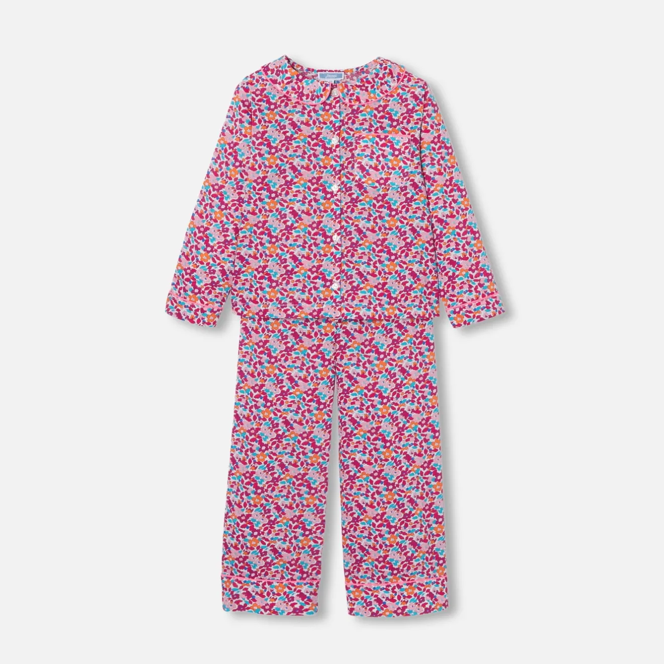 Pyjama Et Nuit-Jacadi Pyjama enfant fille en tissu Liberty - lore ROSE/MULTICO