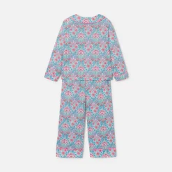 Pyjama Et Nuit-Jacadi Pyjama enfant fille en tissu Liberty - lore BLEU/MULTICO