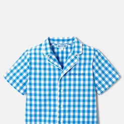 Pyjama Et Nuit-Jacadi Pyjashort enfant garçon en vichy - BLEU/BLANC