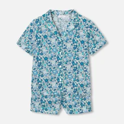 Pyjama Et Nuit-Jacadi Pyjashort femme en tissu Liberty - lore BLEU/MULTICO